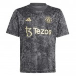 Günstige Fußballtrikots Manchester United X Stone Roses Special Edition 2023-24 Schwarze Kurzarm
